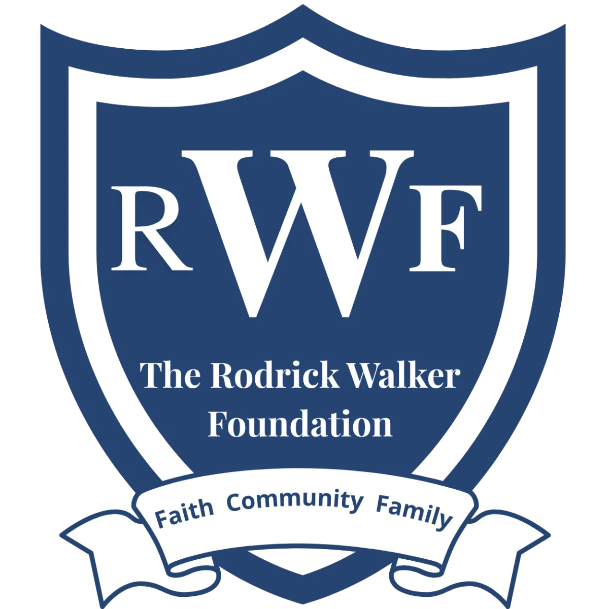 The Rodrick Walker Foundation crest